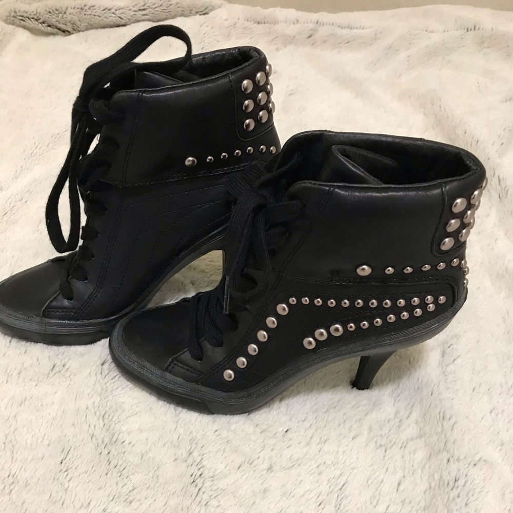 Ash high heel Sneakers with studs   NWOT